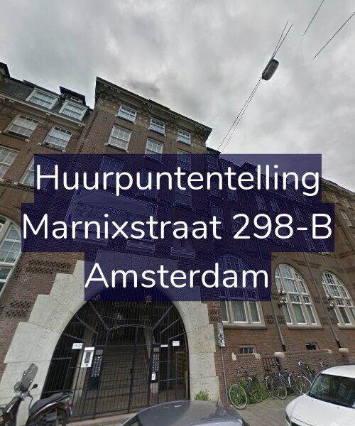 Foto gevel Huurpuntentelling voor Marnixstraat 298-B, Amsterdam