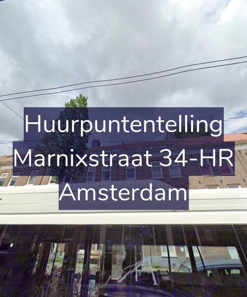 Foto gevel Huurpuntentelling voor Marnixstraat 34-HR, Amsterdam