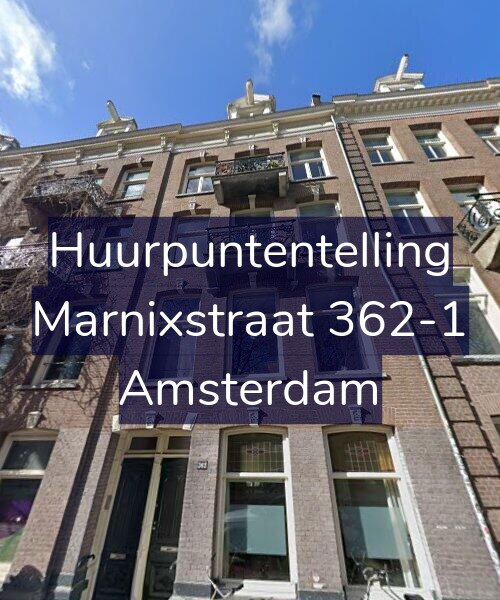 Foto gevel Huurpuntentelling voor Marnixstraat 362-1, Amsterdam