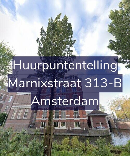 Foto gevel Huurpuntentelling voor Marnixstraat 313-B, Amsterdam