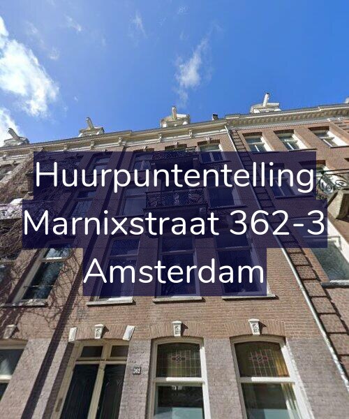 Foto gevel Huurpuntentelling voor Marnixstraat 362-3, Amsterdam