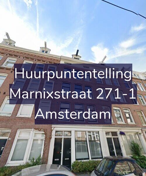 Foto gevel Huurpuntentelling voor Marnixstraat 271-1, Amsterdam