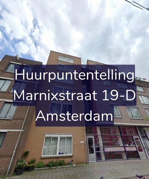 Foto gevel Huurpuntentelling voor Marnixstraat 19-D, Amsterdam