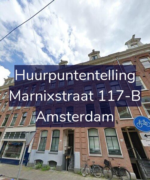 Foto gevel Huurpuntentelling voor Marnixstraat 117-B, Amsterdam