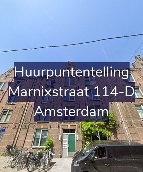 Foto gevel Huurpuntentelling voor Marnixstraat 114-D, Amsterdam