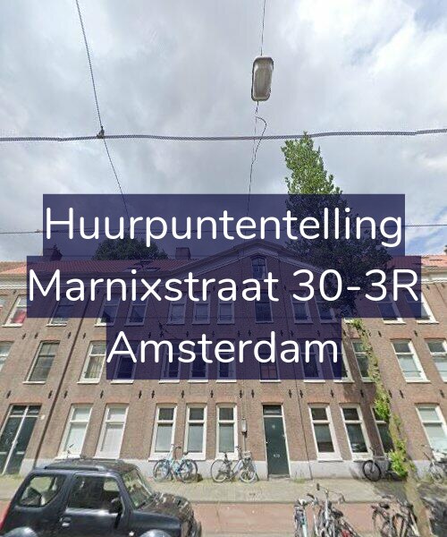 Foto gevel Huurpuntentelling voor Marnixstraat 30-3R, Amsterdam