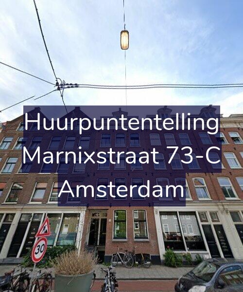 Foto gevel Huurpuntentelling voor Marnixstraat 73-C, Amsterdam