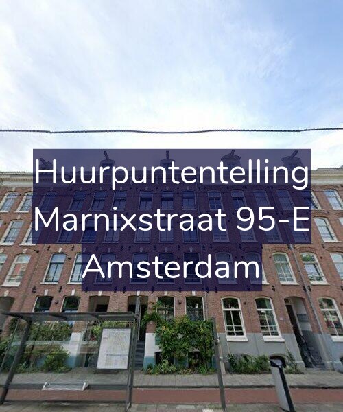 Foto gevel Huurpuntentelling voor Marnixstraat 95-E, Amsterdam