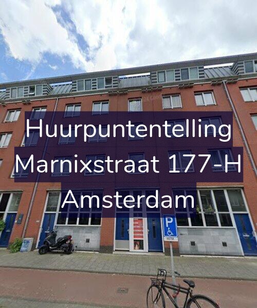 Foto gevel Huurpuntentelling voor Marnixstraat 177-H, Amsterdam