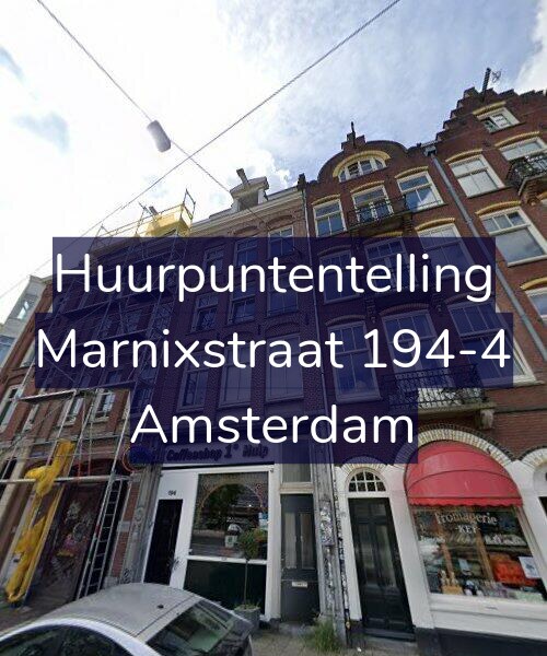 Foto gevel Huurpuntentelling voor Marnixstraat 194-4, Amsterdam