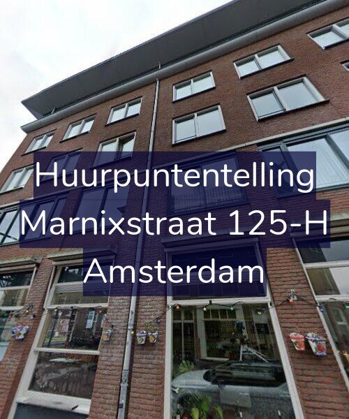 Foto gevel Huurpuntentelling voor Marnixstraat 125-H, Amsterdam
