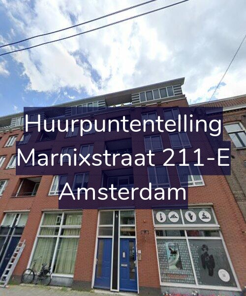 Foto gevel Huurpuntentelling voor Marnixstraat 211-E, Amsterdam