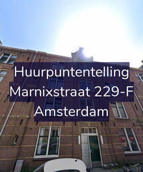 Foto gevel Huurpuntentelling voor Marnixstraat 229-F, Amsterdam