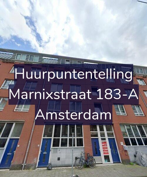 Foto gevel Huurpuntentelling voor Marnixstraat 183-A, Amsterdam