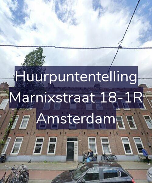 Foto gevel Huurpuntentelling voor Marnixstraat 18-1R, Amsterdam