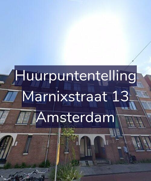 Foto gevel Huurpuntentelling voor Marnixstraat 13, Amsterdam