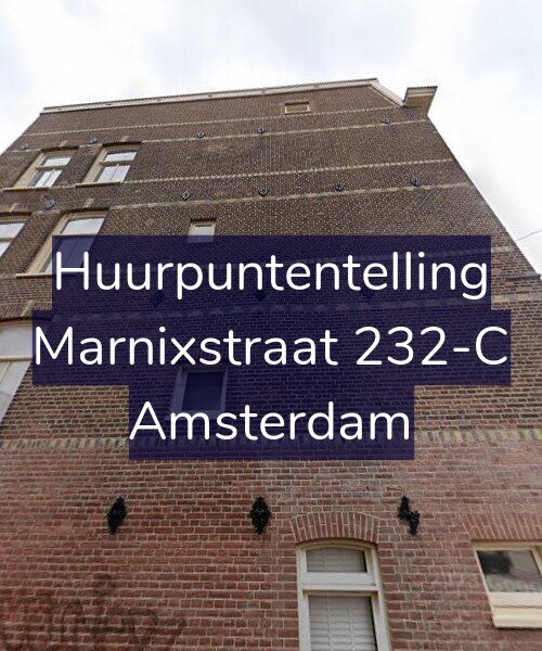 Foto gevel Huurpuntentelling voor Marnixstraat 232-C, Amsterdam