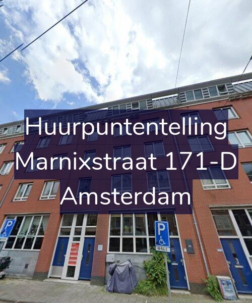 Foto gevel Huurpuntentelling voor Marnixstraat 171-D, Amsterdam