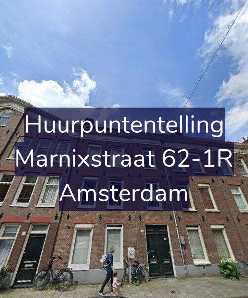 Foto gevel Huurpuntentelling voor Marnixstraat 62-1R, Amsterdam