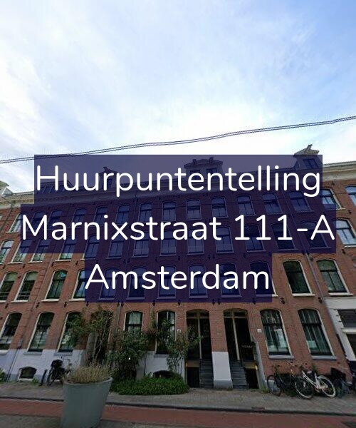 Foto gevel Huurpuntentelling voor Marnixstraat 111-A, Amsterdam
