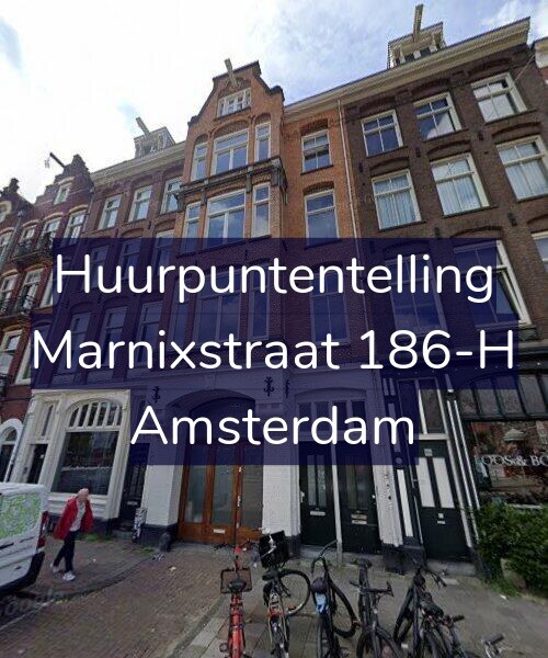 Foto gevel Huurpuntentelling voor Marnixstraat 186-H, Amsterdam