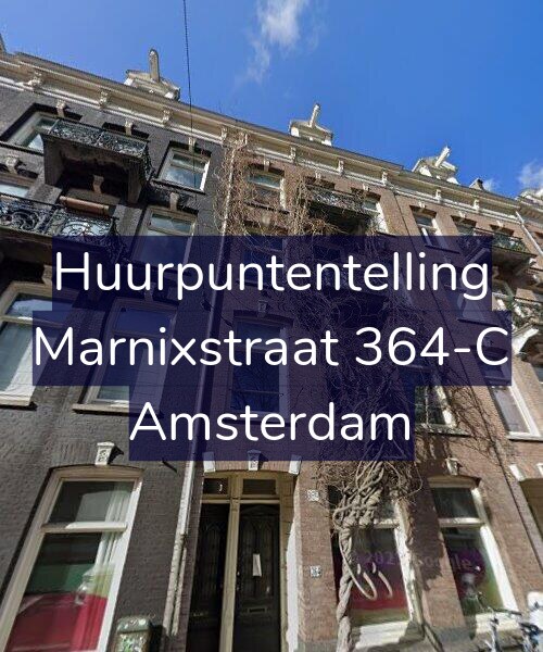 Foto gevel Huurpuntentelling voor Marnixstraat 364-C, Amsterdam