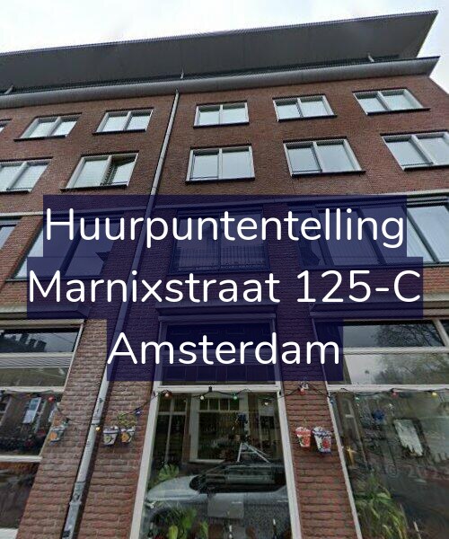 Foto gevel Huurpuntentelling voor Marnixstraat 125-C, Amsterdam
