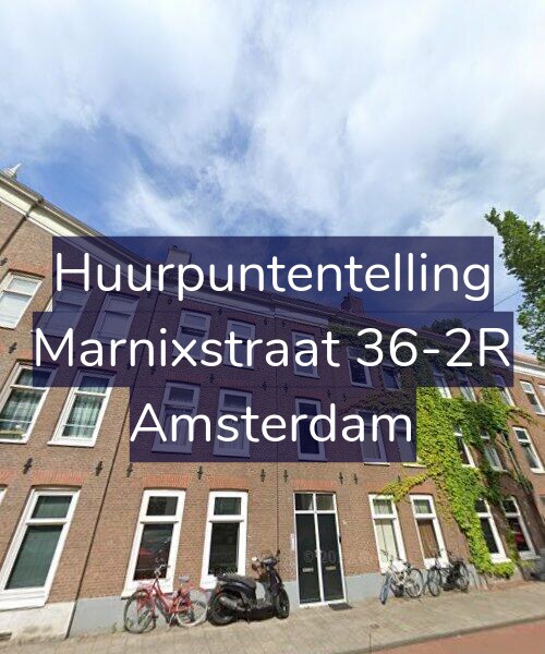 Foto gevel Huurpuntentelling voor Marnixstraat 36-2R, Amsterdam