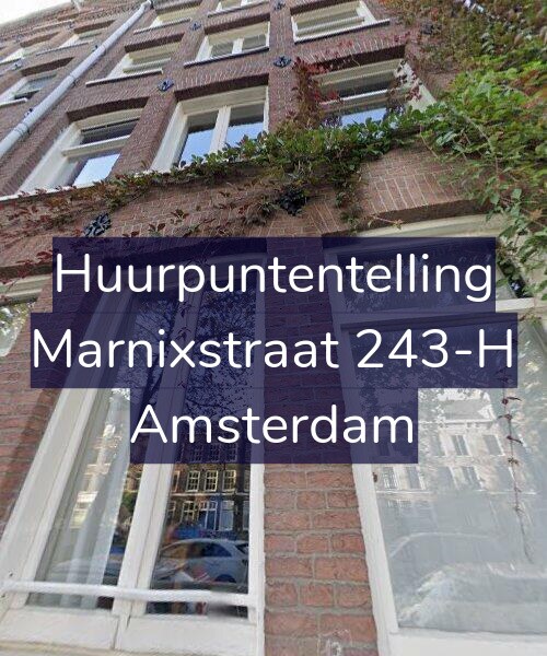 Foto gevel Huurpuntentelling voor Marnixstraat 243-H, Amsterdam