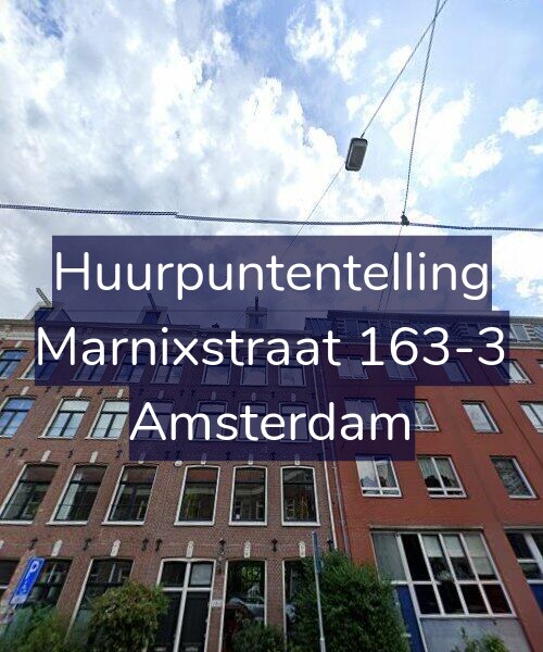Foto gevel Huurpuntentelling voor Marnixstraat 163-3, Amsterdam