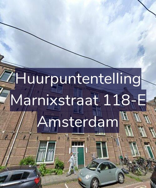 Foto gevel Huurpuntentelling voor Marnixstraat 118-E, Amsterdam