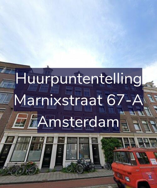 Foto gevel Huurpuntentelling voor Marnixstraat 67-A, Amsterdam