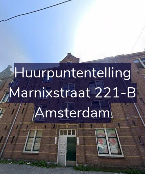 Foto gevel Huurpuntentelling voor Marnixstraat 221-B, Amsterdam