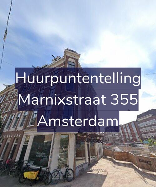 Foto gevel Huurpuntentelling voor Marnixstraat 355, Amsterdam