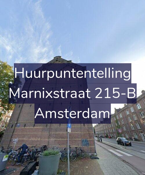 Foto gevel Huurpuntentelling voor Marnixstraat 215-B, Amsterdam