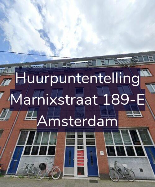 Foto gevel Huurpuntentelling voor Marnixstraat 189-E, Amsterdam