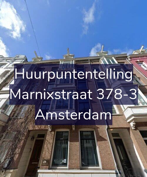 Foto gevel Huurpuntentelling voor Marnixstraat 378-3, Amsterdam