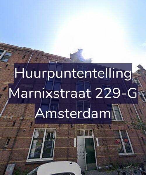 Foto gevel Huurpuntentelling voor Marnixstraat 229-G, Amsterdam
