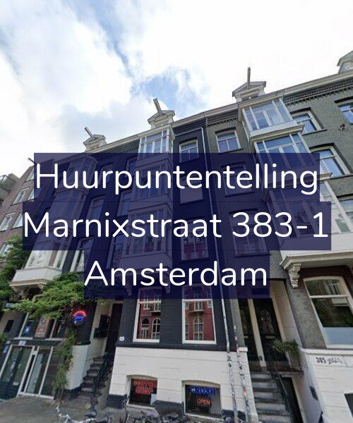 Foto gevel Huurpuntentelling voor Marnixstraat 383-1, Amsterdam