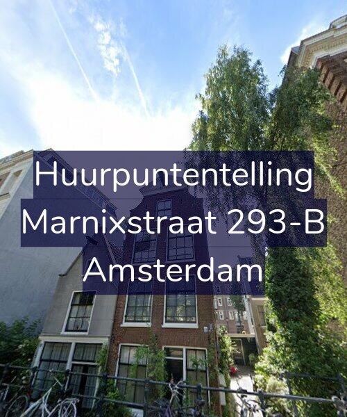 Foto gevel Huurpuntentelling voor Marnixstraat 293-B, Amsterdam