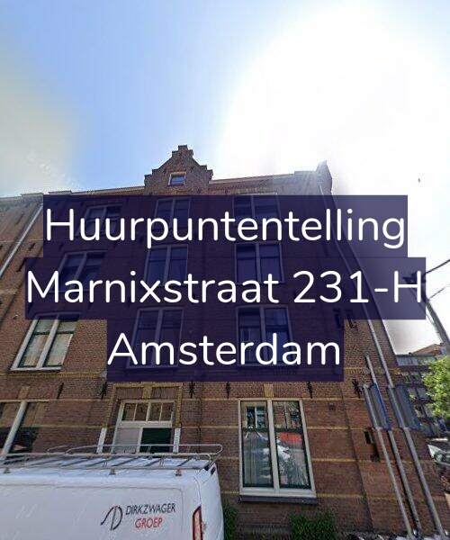 Foto gevel Huurpuntentelling voor Marnixstraat 231-H, Amsterdam