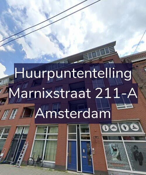 Foto gevel Huurpuntentelling voor Marnixstraat 211-A, Amsterdam