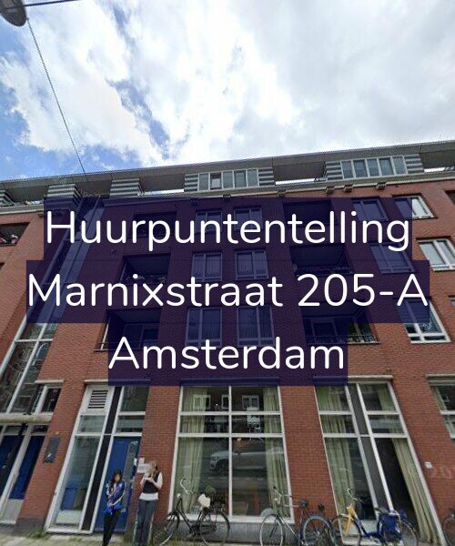 Foto gevel Huurpuntentelling voor Marnixstraat 205-A, Amsterdam