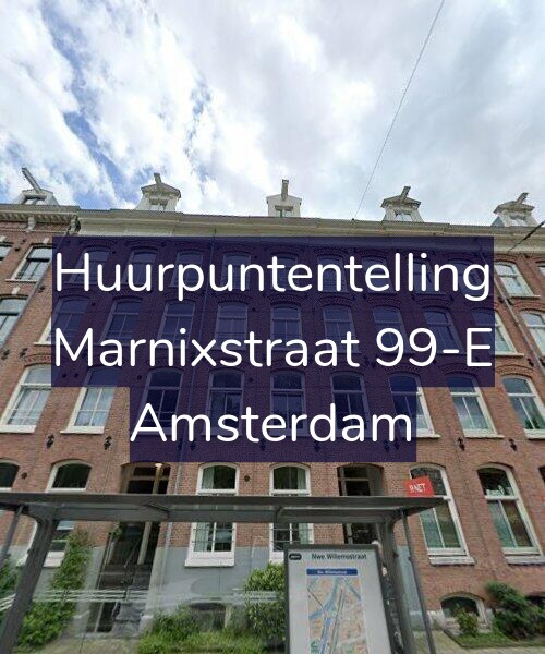 Foto gevel Huurpuntentelling voor Marnixstraat 99-E, Amsterdam