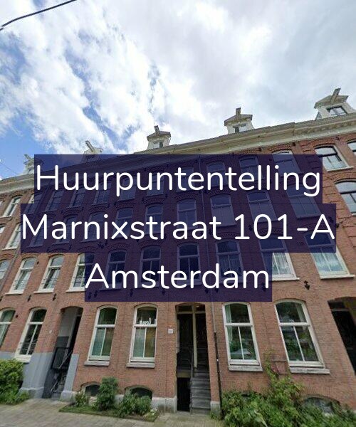 Foto gevel Huurpuntentelling voor Marnixstraat 101-A, Amsterdam