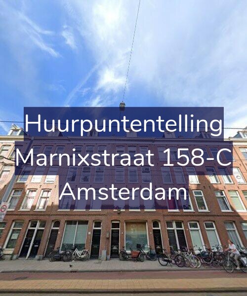 Foto gevel Huurpuntentelling voor Marnixstraat 158-C, Amsterdam