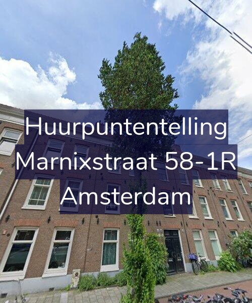 Foto gevel Huurpuntentelling voor Marnixstraat 58-1R, Amsterdam