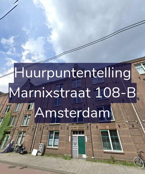 Foto gevel Huurpuntentelling voor Marnixstraat 108-B, Amsterdam