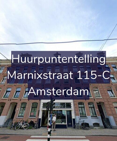 Foto gevel Huurpuntentelling voor Marnixstraat 115-C, Amsterdam