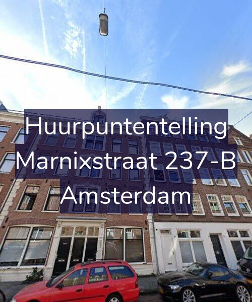 Foto gevel Huurpuntentelling voor Marnixstraat 237-B, Amsterdam